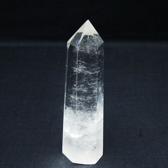水晶 六角柱 ポイント 置物 一点物 142-9947