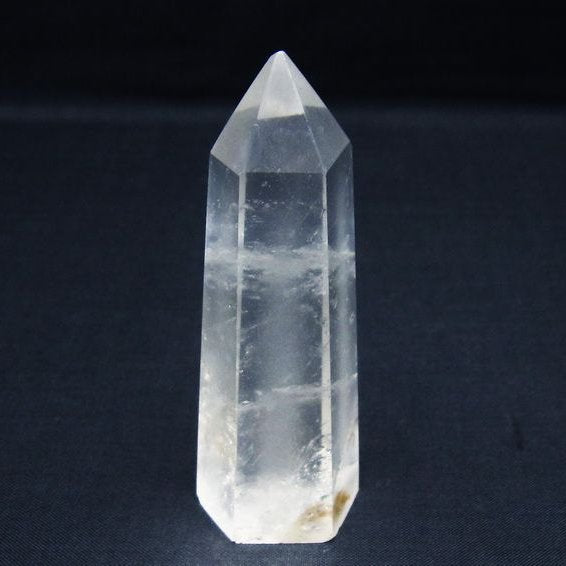 水晶 六角柱 ポイント 置物 一点物 142-9952