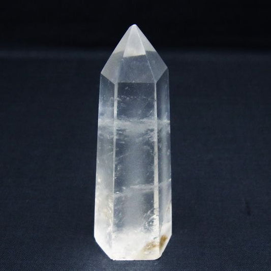 水晶 六角柱 ポイント 置物 一点物 142-9952