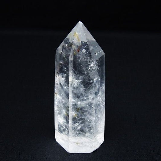 水晶 六角柱 ポイント 置物 一点物 142-9959