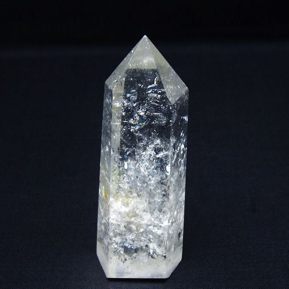 水晶 六角柱 ポイント 置物 一点物 142-9960