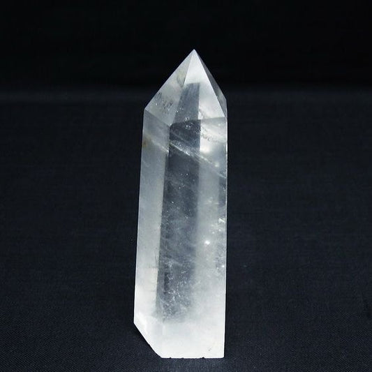 水晶 六角柱 ポイント 置物 一点物 142-9962