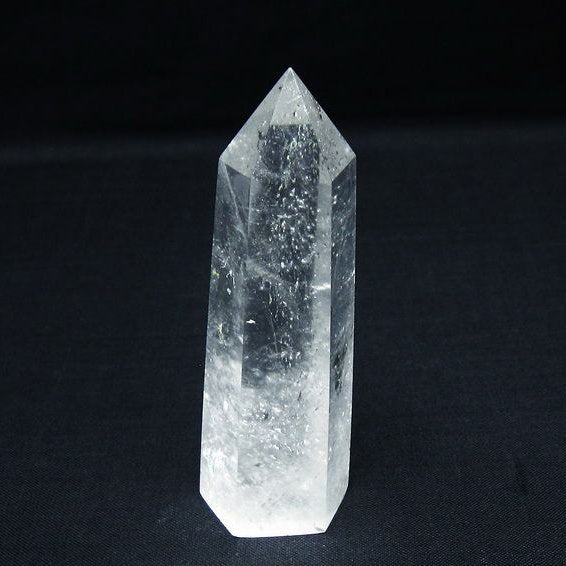 水晶 六角柱 ポイント 置物 一点物 142-9964