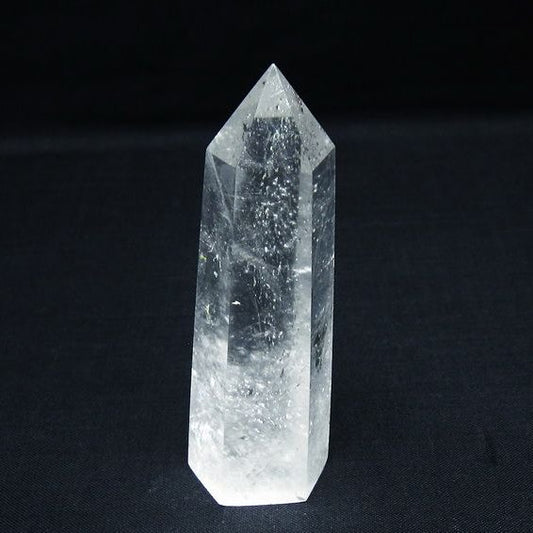 水晶 六角柱 ポイント 置物 一点物 142-9964