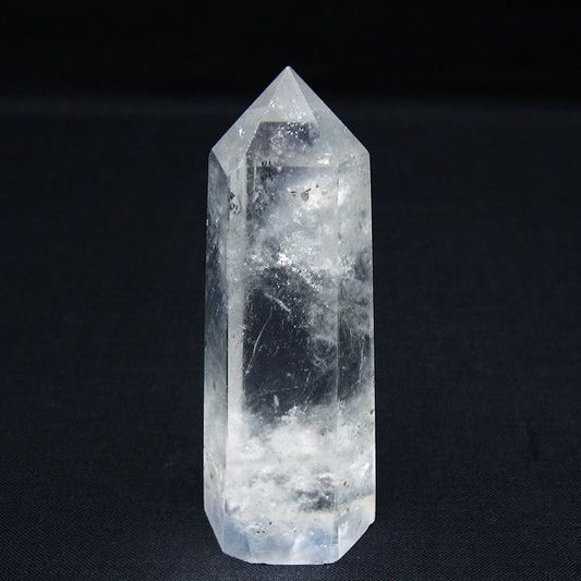 水晶 六角柱 ポイント 置物 一点物 142-9967
