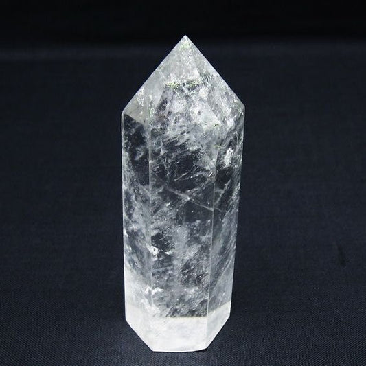 水晶 六角柱 ポイント 置物 一点物 142-9968