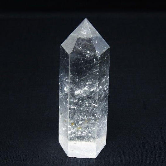 水晶 六角柱 ポイント 置物 一点物 142-9973