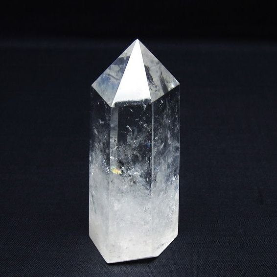 水晶 六角柱 ポイント 置物 一点物 142-9974
