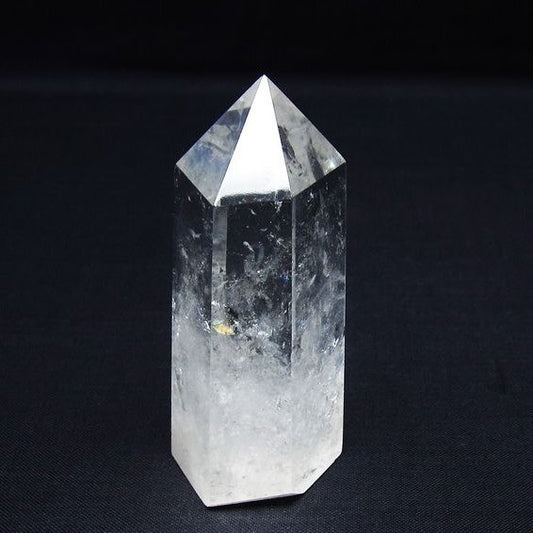 水晶 六角柱 ポイント 置物 一点物 142-9974