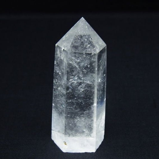 水晶 六角柱 ポイント 置物 一点物 142-9975