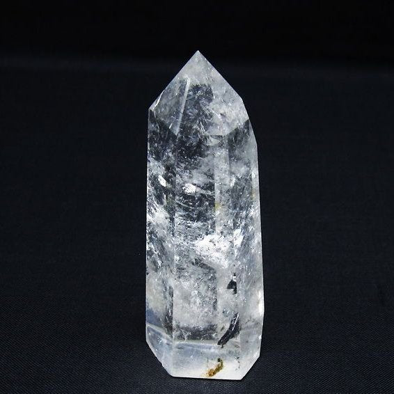 水晶 六角柱 ポイント 置物 一点物 142-9976