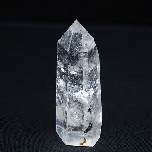 水晶 六角柱 ポイント 置物 一点物 142-9976
