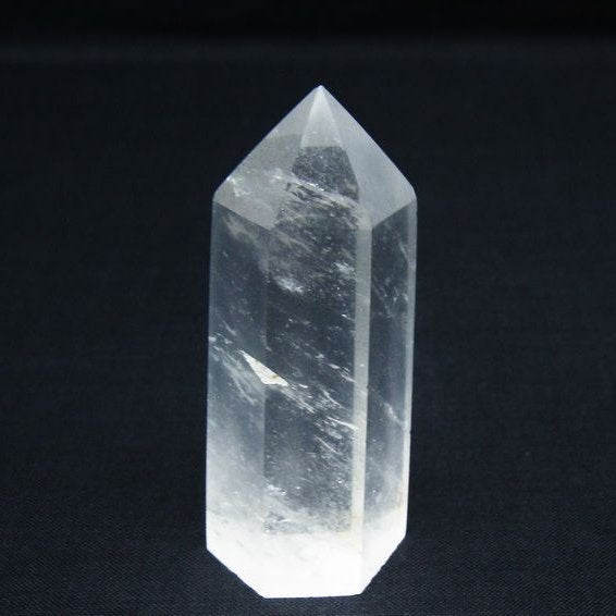 水晶 六角柱 ポイント 置物 一点物 142-9984