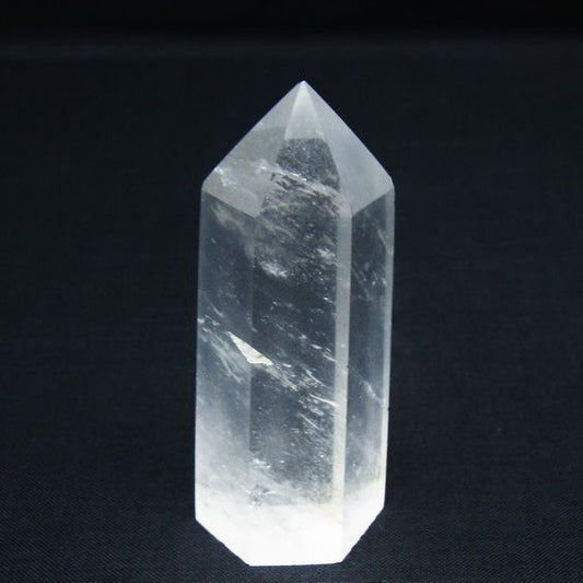 水晶 六角柱 ポイント 置物 一点物 142-9984