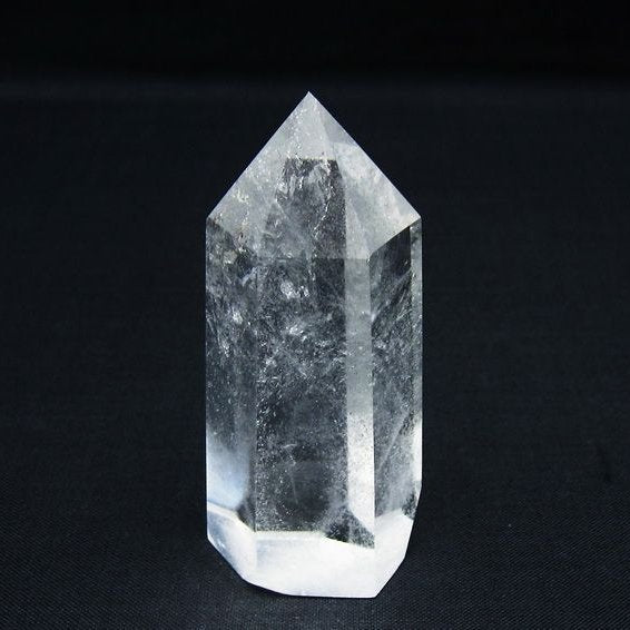 水晶 六角柱 ポイント 置物 一点物 142-9985
