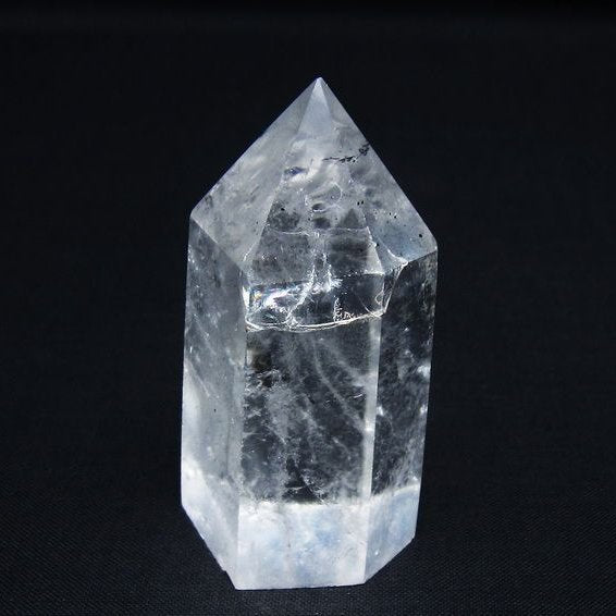 水晶 六角柱 ポイント 置物 一点物 142-9989