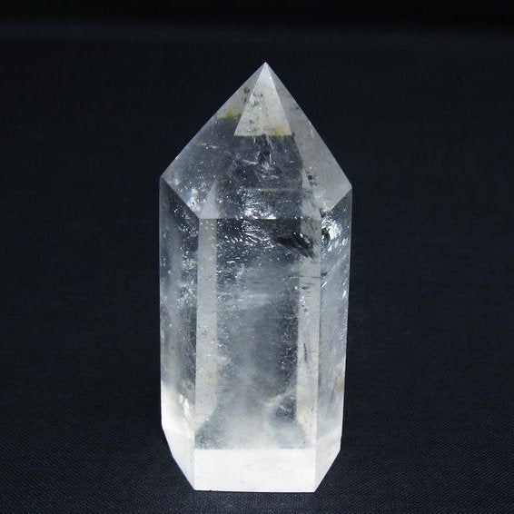 水晶 六角柱 ポイント 置物 一点物 142-9990