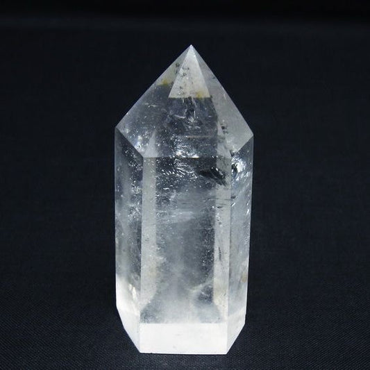 水晶 六角柱 ポイント 置物 一点物 142-9990