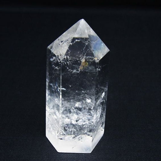 水晶 六角柱 ポイント 置物 一点物 142-9992