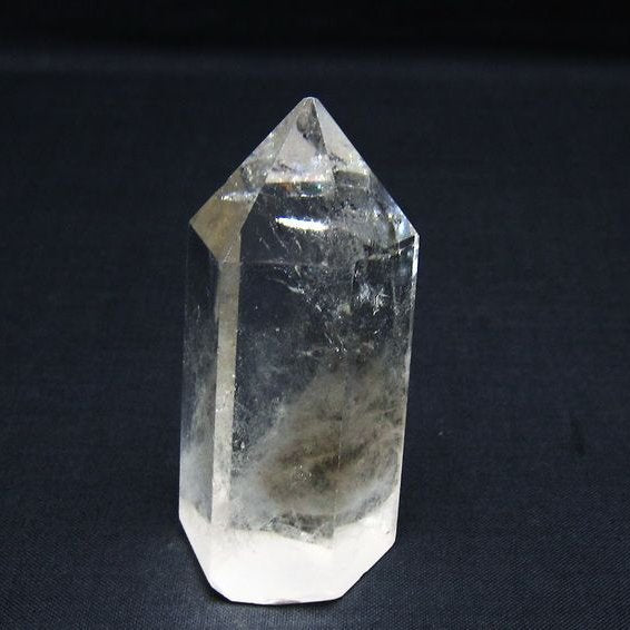 水晶 六角柱 ポイント 置物 一点物 142-9994