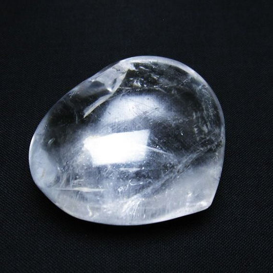 水晶 ハート 置物 一点物 145-1307