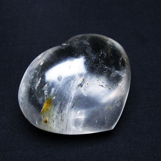 水晶 ハート 置物 一点物 145-1311