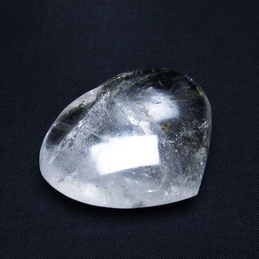 水晶 ハート 置物 一点物 145-1312