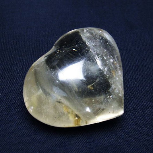 水晶 ハート 置物 一点物 145-1313