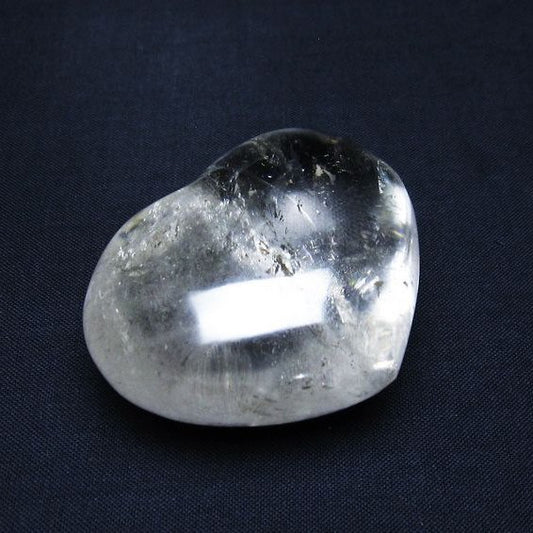 水晶 ハート 置物 一点物 145-1314
