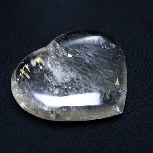 水晶 ハート 置物 一点物 145-1322
