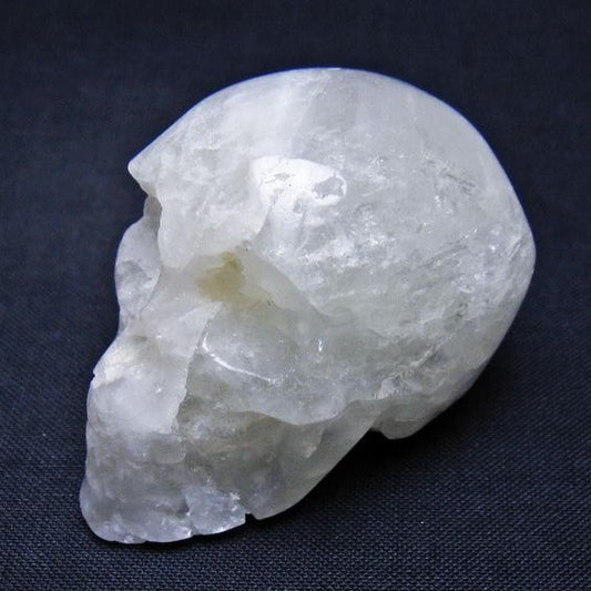 水晶 ドクロ スカル 置物 一点物 145-1739