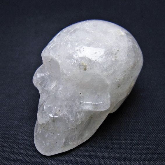 水晶 ドクロ スカル 置物 一点物 145-1753