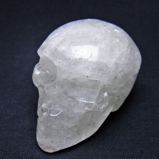 水晶 ドクロ スカル 置物 一点物 145-1775