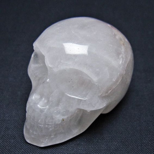 水晶 ドクロ スカル 置物 一点物 145-1784
