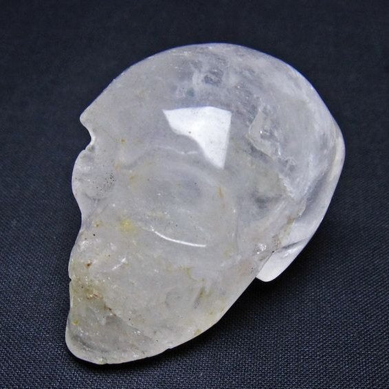 水晶 ドクロ スカル 置物 一点物 145-1846