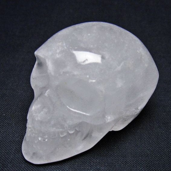 水晶 置物 ドクロ スカル 一点物 145-1850