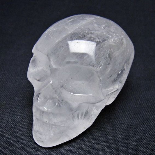 水晶 置物 ドクロ スカル 一点物 145-1851