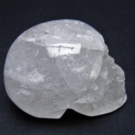 水晶 置物 ドクロ スカル 一点物 145-1852