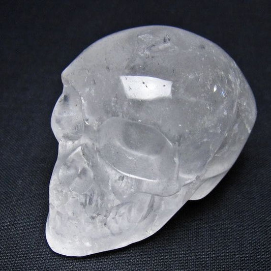 水晶 置物 ドクロ スカル 一点物 145-1853