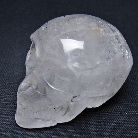 水晶 置物 ドクロ スカル 一点物 145-1854