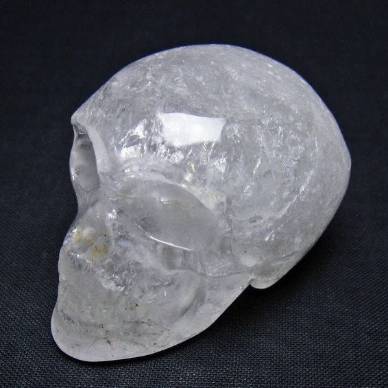 水晶 置物 ドクロ スカル 一点物 145-1855