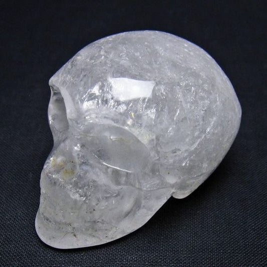 水晶 置物 ドクロ スカル 一点物 145-1855