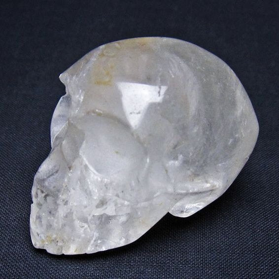 水晶 置物 ドクロ スカル 一点物 145-1857