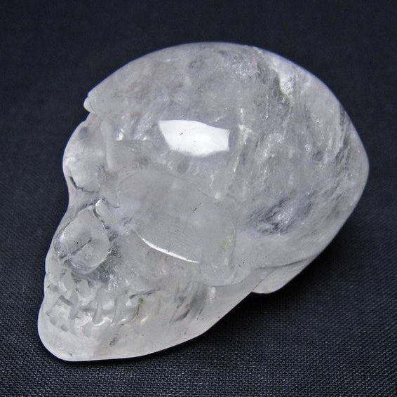 水晶 置物 ドクロ スカル 一点物 145-1858