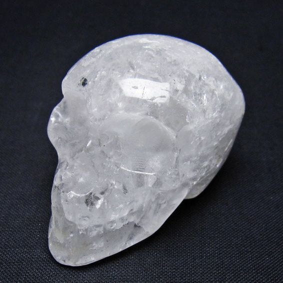 水晶 置物 ドクロ スカル 一点物 145-1859