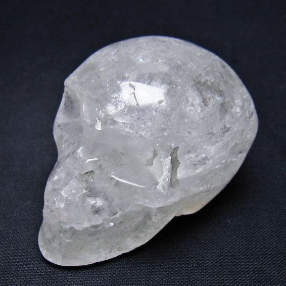 水晶 置物 ドクロ スカル 一点物 145-1863