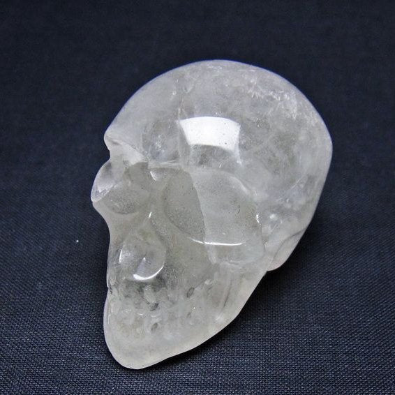 水晶 置物 ドクロ スカル 一点物 145-1864
