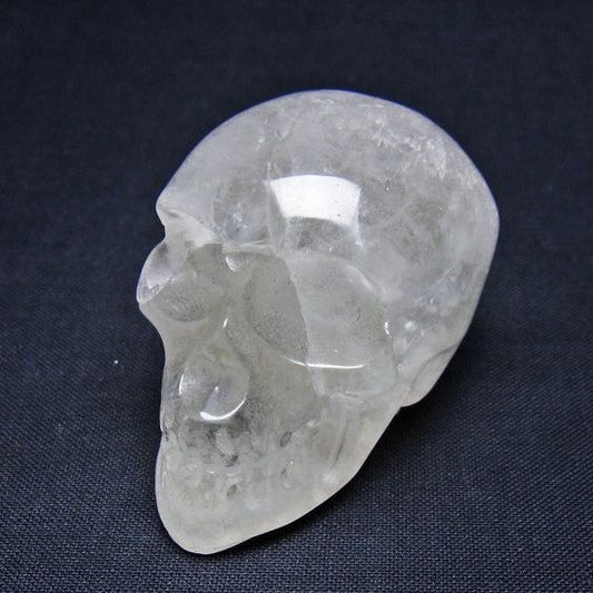 水晶 置物 ドクロ スカル 一点物 145-1864