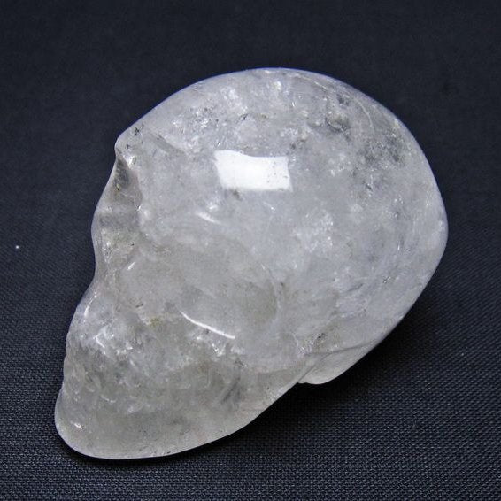 水晶 置物 ドクロ スカル 一点物 145-1865