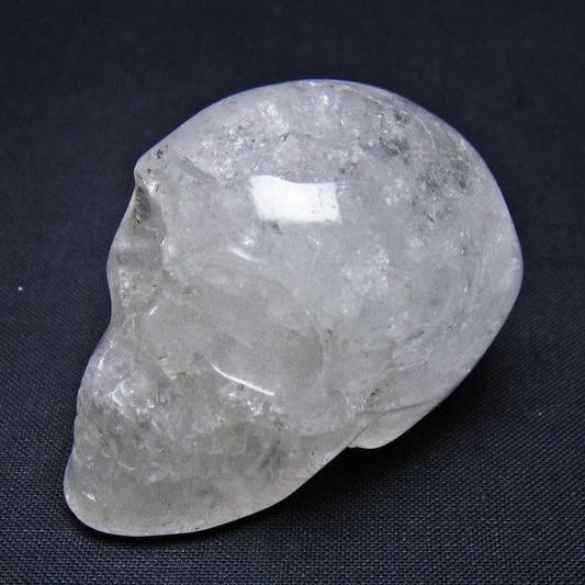 水晶 置物 ドクロ スカル 一点物 145-1865